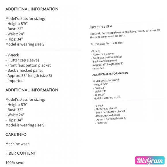 🏵LOVE FIRE BUTTON FRONT FLUTTER-SLEEVE DRESSES 👗 - Picture 7 of 8